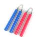 Superdo Foam Nunchucks Safe Rubber Nunchakus (Red&Blue, Double Pack)