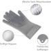 Voarge Silicone Gloves - Antibacterial Cleaning Brush & Wash Scrubber for Kitchen Dishes Bathroom & Car Wash (Gray) - Buy Online on GoSupps.com