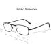5 Pack Unisex Vantage Metal Reading Glasses - Spring Hinge 2.5 Diopters Stylish & Affordable - International Shipping Available - Buy Online on GoSupps.com