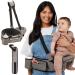 CLOUD MUM INC Baby Hip Seat Carrier  Carrier That Holds Essential Items, Bottle Insulator, 5 Pockets for Necessities  Ergonomic, Carries 7-66 lbs, Suitable for Newborn to 36 Month Old Toddler.