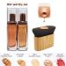 Buy Professional Kabuki Foundation Brush - Bamboo Handle Large Powder Brush for Flawless Makeup - Buy Online on GoSupps.com