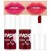 evpct Watermelon Cherry Lip Stain Tint Set Pink Red Velvet Watery Lip Tint Stain for Lips Cheeks Eyes Moisturizing Waterproof Long Wear Matte Liquid Lipstick Natural Lip Color Makeup 7.1ml/0.24oz*2 0.48 Fl Oz (Pack of 1)...