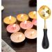Spoon Sealing Wax Spoon Melting Spoon Sealing Stamp Wax Seal Warmer Oven (Copper Colour Spoon) - Buy Online on GoSupps.com