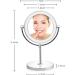KDKD Lighted Makeup Mirror 1X 7X Magnification Double Sided Round Shape - Cordless & Rechargeable - Buy Online on GoSupps.com