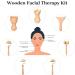 7-in-1 Wooden Facial Massage Tool Set | Face Sculpting & Skin Care | Jawline Roller for Muscle Relief & Fatigue Relief - Buy Online on GoSupps.com