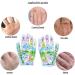 Hand Reflexology Acupoint Acupressure Tools Glove Reusable Point Household Textured Exfoliator Gloves Mittens Y6C5 Colorful One Size - Buy Online on GoSupps.com