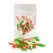 A Pinch Of...- Christmas Macaroni Rods -25g. Red White and Green perfect Christmas sprinkles for your festive cakes and bakes. A real showstopper. Just enough for a single bake.