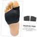 Orthopedic Bunion Corrector - Forefoot Care Cover and Cushion - Hallux Valgus Correction Pad - Foot Support Brace - Nylon Black 9x8cm - Buy Online on GoSupps.com