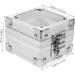 Nail Art Storage Box Drill Organiser Manicure Drill Box Storage Box for Manicure Polisher Nail Drill Organiser Tool Holder Zinc Alloy Grinding 9.00X7.50X6.00CM silver - Buy Online on GoSupps.com