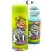 4 x Blue Brain Licker 60ml - Sour Candy Roller Drink - Blue Raspberry Flavour sour rolling candy - TikTok Brain Lickers - Buy Online on GoSupps.com
