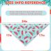 EXPAWLORER Dog Cooling Bandana Set - 4 Pack | Cute Fruit Patterns | Summer Triangle Scarfs for Dogs - Buy Online on GoSupps.com