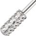 PANA 3/32 Smooth Top Small Barrel Silver Carbide (4X Coarse) - Professional Nail Drill Bit - Buy Online on GoSupps.com