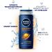 NIVEA MEN NIVEA MEN Sports Shower Gel (500ml) Skin Friendly pH Care Shower with Revitalizing Fragrance Body Wash for Men with Minerals for Body Face and Hair - Buy Online on GoSupps.com