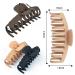 RCXY 6 Colors Large Hair Claw Clips 4.4 Inch - Matte Nonslip Big Claw Clips for Women Girls - Light Color Palette - Gray, Beige, Nude, Khaki, Coffee, Black - Buy Online on GoSupps.com