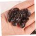 TOPBATHY 10pcs Simulation Vegetables Agarics Props Fake Agarics Vegetables Model Lifelike Veggies Vegetable Photography Props Small Agarics Decoration Wall Fake Black Fungus Food Pvc Dark Brown 5.00X4.20X1.00CM - Buy Online on GoSupps.com
