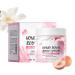TUOSHITONG Honey Peach Body Lotion Hydrating & Nourishing Body Butter with Ice Cream Texture Intense Moisture Light & Non Greasy Makes Skin Smooth & Firm Whipped Body Butter Cream for Dry Skin 6.3 Oz