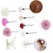 DOITOOL 1 Set Japanese-style hair clip plant hair stick set preserved flower artificial flower purple the flowers french barrette hair clips bridal hair clip polyester iron - Buy Online on GoSupps.com