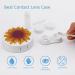 Sunflower Contact Lens Case - Cute Travel Portable Kit with Mirror for Daily Outdoor Use - International Shipping Available - Buy Online on GoSupps.com