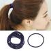 50pcs High Elasticity Nylon Rubber Bands Ponytail Holders for Adults & Kids - Navy Blue - Buy Online on GoSupps.com
