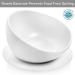 CatGuru Ceramic Cat Food Bowl - No Spill, Stress-Free Whisker Relief, Non-Skid - High-Low White - Buy Online on GoSupps.com