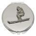 Skier Compact Mirror Handbag Gift With Free Engraving 333
