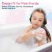 Soothing Silicone Massage Exfoliating Bath Brush w/ Soap Dispenser - Pink - Buy Online on GoSupps.com