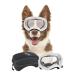 Namsan dog glasses with a wide range UV protection Large dogs sunglasses eyes protect clear dog safety glasses with adjustable band and sponge nose pads white