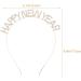 minkissy HAPPY NEW YEAR Headband 2024 rhinestone Headpieces NYE Headwear Christmas Holiday Party Hair Accessory for Women Golden - Buy Online on GoSupps.com