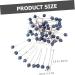 HOMSFOU 500 Pcs Simulation Blueberry Decoration Christmas Artificial Blueberries Fake Berry with Stem Mini Fake Berries Ornament Foam Wreath Christmas Tree Decorations Manual Small Fruit - Buy Online on GoSupps.com