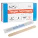 ForPro Professional Collection Senior Tongue Depressors - Large Wax Applicator Sticks - Sterile - 100 Count (Pack of 6) - Buy Online on GoSupps.com