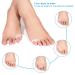 4 Pair Women's Toe Separators for Overlapping Toes - Toe Corrector for Bunion Pain Relief and Crooked Toes - Buy Online on GoSupps.com
