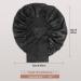 Arqumi Silk Bonnet Set - Large Silk Hair Wrap for Sleeping | Adjustable Satin Bonnet Sleep Cap for Long Curly Thick Black Hair | 2PCS Black - Buy Online on GoSupps.com