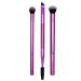 Real Techniques Eye Shade & Blend Makeup Brush Trio, For Eyeshadow & Liner, Makeup Tools for Shaping & Grooming Brows, Defined Makeup Look, Synthetic Bristles, Vegan & Cruelty-Free, 3 Count Eye Shade & Blend Trio, 3 Piece Set