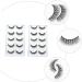 FRCOLOR 10 Pairs Fake eyelashes luxurious eyelashes fluffy natural eyelashes short fake eye lashes luxury makeup fake lashes natural Girl Cosmetics False Lash woman magnetic chemical fiber - Buy Online on GoSupps.com