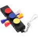 MUXSAM Black Golf Tee Holder for Bag - 1-Pack Tee Carrier with 12 Holes, 3 Ball Markers, Keychain - Golf Accessory - Buy Online on GoSupps.com