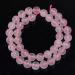 Rose Quartz 10mm Natural Stone Beads - Crystal Energy for Jewelry Making - 1 Strand (15 Beads) - Buy Online on GoSupps.com