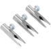 Eyebrow Sharpener Tool Portable Metal U-Shaped Slot Eyebrow Sharpener Aluminum Alloy for Home (Silver) - Buy Online on GoSupps.com