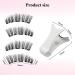 Horuili Magnetic False Eyelashes Magnetic False Eyelashes with Applicator Double Magnetic False Eyelashes 3D Magnetic False Eyelashes Reusable No Eyeliner Waterproof - Buy Online on GoSupps.com