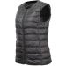 oelaio Womens Puffer Vest Stand Collar Zip Up Sleeveless Quilted Jackets Plus Size Lightweight Slim Fit Gilet Coat Pocket Black - Buy Online on GoSupps.com