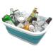 SAMMART 9.2L Collapsible Tub - Portable Outdoor Picnic Basket/Crater - Foldable Shopping Bag - Space Saving Storage Container (Bright Blue) - Buy Online on GoSupps.com