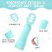 Vicloon Baby Fork and Spoon Set - Silicone Weaning Spoon Kit for Self Feeding - Easy Grip Toddler Cutlery in Light Blue - Buy Online on GoSupps.com