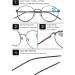 Vevesmundo Blue Light Filter Reading Glasses - Retro Metal Anti-Glare Eyewear for Men & Women | +1.0 to +4.0 Strength - Buy Online on GoSupps.com