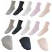 GLEAVI 5 Pairs Diabetic Care & Maternity Socks - Extra Wide, Elastic, Non-Binding Crew Socks for Swollen Feet Women - Combed Cotton, Nursing & Sports Stack Socks - Buy Online on GoSupps.com