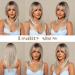 Allbell Blonde Wigs for Women - Long Layered Heat Resistant Hair with Bangs | Platinum Blonde 259-13 - Buy Online on GoSupps.com