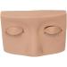 Vivid Half Face Makeup Head with 3 Pairs Removable Eyelids for Lash Extensions Practice Compact Lightweight Suitable for Display (Skin Color) - Buy Online on GoSupps.com