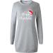 Women's Christmas Costume Cartoon Elk Sweatshirt Dress - Cute Mini Pullover Dress for Holiday Fashion - Buy Online on GoSupps.com