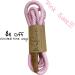 Wooflinen Ultra Reflective Premium 6ft Dog Slip Leash | Ideal for Training Strong Pullers | Mountain Climbing Rope | Pink Marshmallow - Buy Online on GoSupps.com