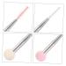 Buy 6pcs Double Head Sponge Makeup Brush Set | Cosmetic Applicator & Eyebrow Tools | International Shipping - Buy Online on GoSupps.com