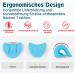 Neck Stretcher Pillow for Pain Relief | HONGJING Cervical Traction Device - Neck Cloud for Shoulder Relaxation - Blue - Buy Online on GoSupps.com