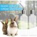 JVHLOV Rodent Water Bottle Hamster Water Bottle Hanging Rodent Drinker No Drips for Small Animal Squirrel Rabbit Chinchilla Guinea Pig Hamster Golden Bear (Clear 180ml*2) - Buy Online on GoSupps.com